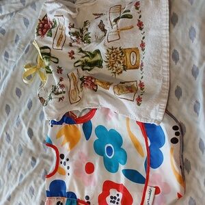 Tiny twinkle bib, handmade bib